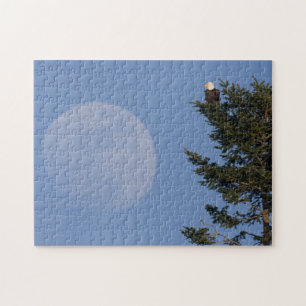 Steenarend Opkomende volle maan Legpuzzel