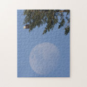 Steenarend | Opkomende volle maan Legpuzzel (Verticaal)