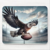 Steenarend scoort een touchdown muismat (Voorkant)