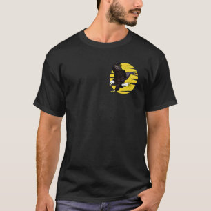 Steenarend stempel Amerikaanse vogel dier hoofd mo T-shirt