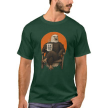 Steenarend Vintage Illustratie Anti Trampo T-shirt