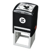 Steenarend vliegend met vissen Silhouet Bibliothee Zelfinktende Stempel (Product)