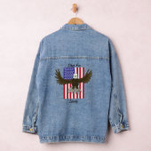 Steenarend VS-vlag Streven naar vrijheid Denim Jacket (Hangar)