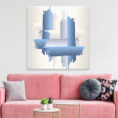 steenbaksteen canvas afdruk (Insitu (Woonkamer))