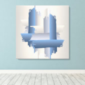 steenbaksteen canvas afdruk (Insitu (Houten vloer))