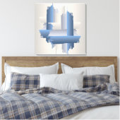 steenbaksteen canvas afdruk (Insitu (Slaapkamer))