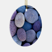 Steenblauwe stenen keramisch ornament (Rechts)