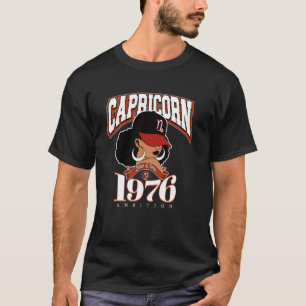 Steenbok 1976 Koningin Sterrenbeeld Eigenschappen  T-shirt