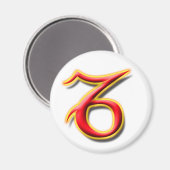 Steenbok #1 magneet (Voorkant / Achterkant)