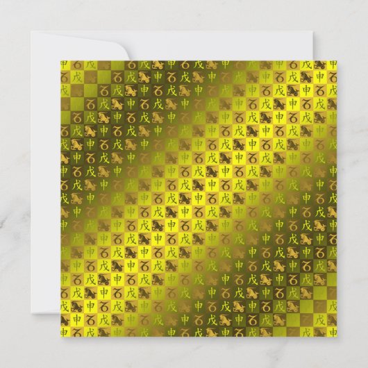 Steenbok & Aardaap Kaart (Achterkant)