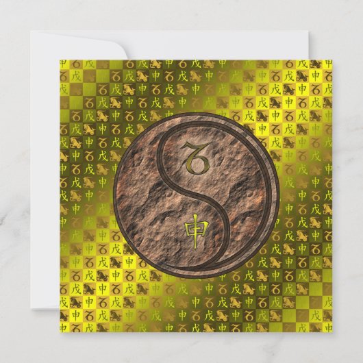 Steenbok & Aardaap Kaart (Voorkant)