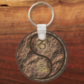 Steenbok & Aarde Draak Sleutelhanger (Voorkant)