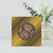 Steenbok & Aarde Paard Kaart (Staand voorkant)