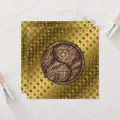 Steenbok & Aarde Rat Kaart (Voorkant / Achterkant in situ)