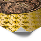 Steenbok & Aarde Rat Poster (Hoek)