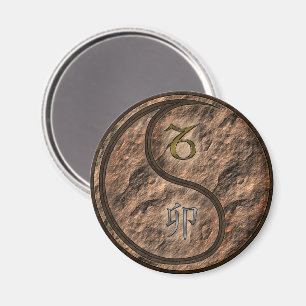 Steenbok & Aardese Hase Magneet