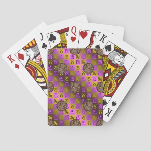Steenbok & Aardhaan Pokerkaarten (Achterkant)