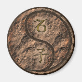 Steenbok & Aardrat Magneet (Voorkant)