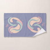 STEENBOK, abstract ontwerp van het sterrenbeeld, Bad Handdoek (Handdoek)