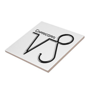 STEENBOK, abstract ontwerp van het sterrenbeeld, Tegeltje