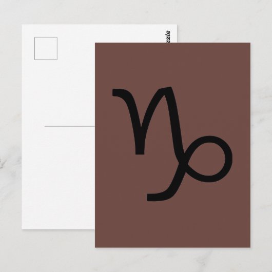 Steenbok ansichtkaart briefkaart (Voorkant / Achterkant)