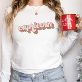 Steenbok Astrologie Verjaardag Gift Zodiac Teken T-shirt