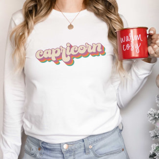 Steenbok Astrologie Verjaardag Gift Zodiac Teken T-shirt