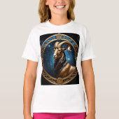 Steenbok astrologie Zodiak teken T-shirt (Voorkant)