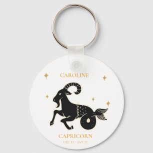 Steenbok Astrologische Zodiac Teken Naam Gift Sleutelhanger