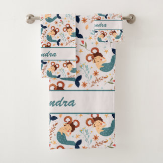 Steenbok Baby | Gezellig & zacht voor kleine geite Bad Handdoek