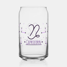 Steenbok Blikglas Dierenriem Drinkglas