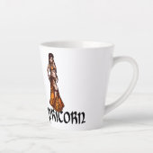 Steenbok buikdanseres Zodiac Goddess Latte Mok (Rechts)