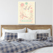 Steenbok Celestial Zodiac Pastel Dreams Wall Arts Canvas Afdruk (Insitu (Slaapkamer))
