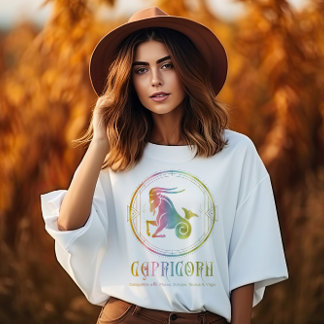 Steenbok Compatibiliteit Ontworpen T-shirt