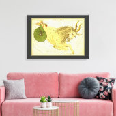 Steenbok  Constellatie, Urania's Mirror Canvas Afdruk (Insitu (Woonkamer))