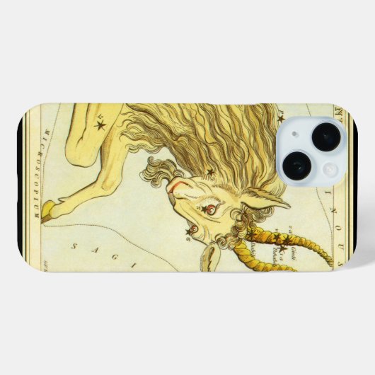 Steenbok  Constellatie, Urania's Mirror Case-Mate iPhone Case (Achterkant (horizontaal))