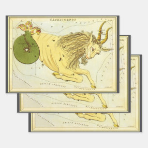 Steenbok  Constellatie, Urania's Mirror Inpakpapier Vel