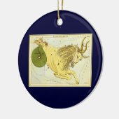 Steenbok  Constellatie, Urania's Mirror Keramisch Ornament (Links)