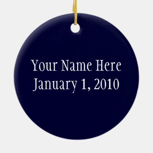 Steenbok  Constellatie, Urania's Mirror Keramisch Ornament (Achterkant)