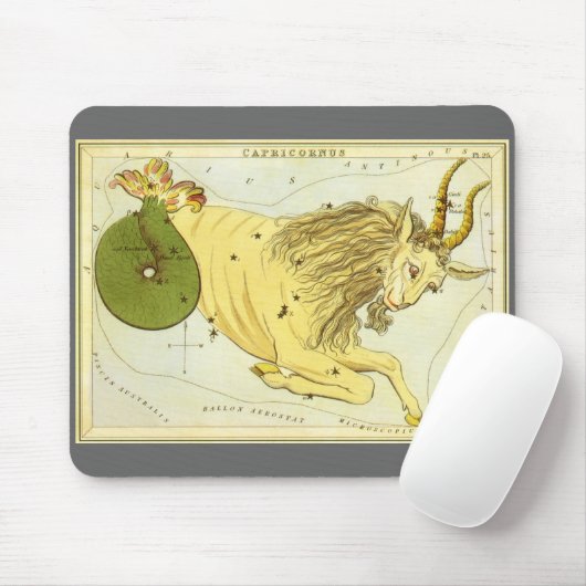 Steenbok  Constellatie, Urania's Mirror Muismat (Met muis)