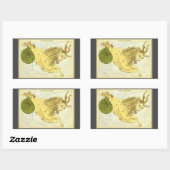 Steenbok  Constellatie, Urania's Mirror Rechthoekige Sticker (Vel)