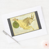 Steenbok  Constellatie, Urania's Mirror Rechthoekige Sticker (Envelop)