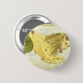 Steenbok  Constellatie, Urania's Mirror Ronde Button 5,7 Cm (Voorkant /achterkant)