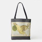 Steenbok Constellatie, Urania's Mirror Tote Bag (Achterkant)