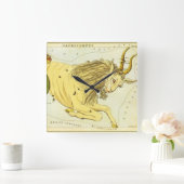 Steenbok  Constellatie, Urania's Mirror Vierkante Klok (Huis)