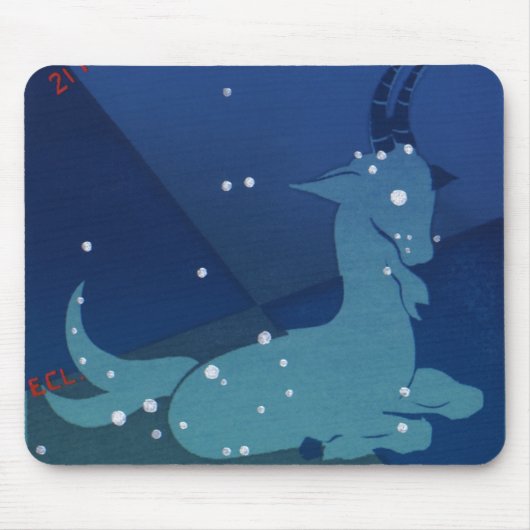 Steenbok Constellatie, Zodiac, Astrologie Muismat (Voorkant)