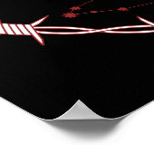 Steenbok Constellation Gothic Dark Celestial Art Poster (Hoek)