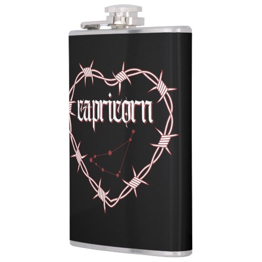 Steenbok Constellation Gothic Dark Celestial Edgy Heupfles (Links)