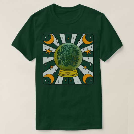 Steenbok Crystal Ball T-shirt (Design voorkant)