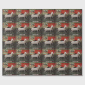 Steenbok de geit sterrenbeeld Verjaardagsfeest Cadeaupapier (Vlak)